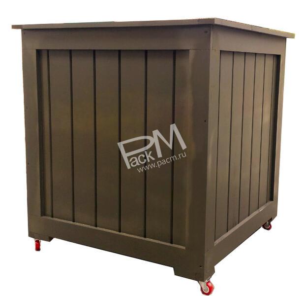 Клумба/ кашпо уличная передвижная (на колесиках) арт. 0705