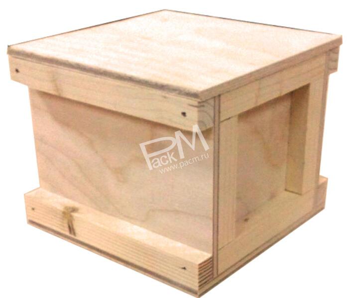 Ящик подарочный почтовый из фанеры с крышкой арт. 0356