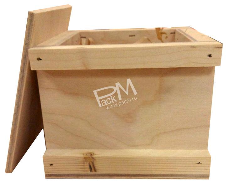 Ящик подарочный почтовый из фанеры с крышкой арт. 0356