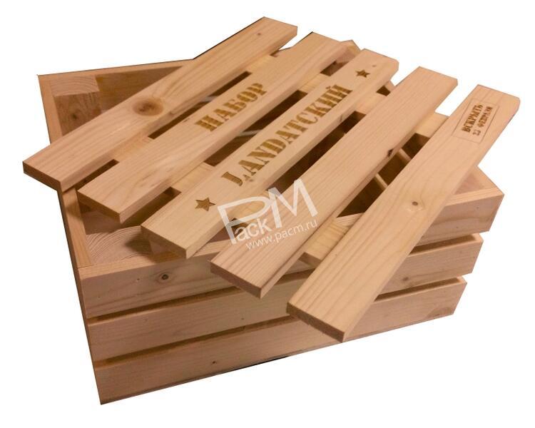 Ящик подарочный реечный