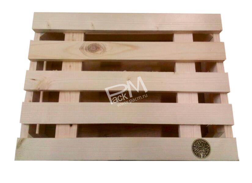 Ящик реечный с крышкой «Дерево» арт. 0367